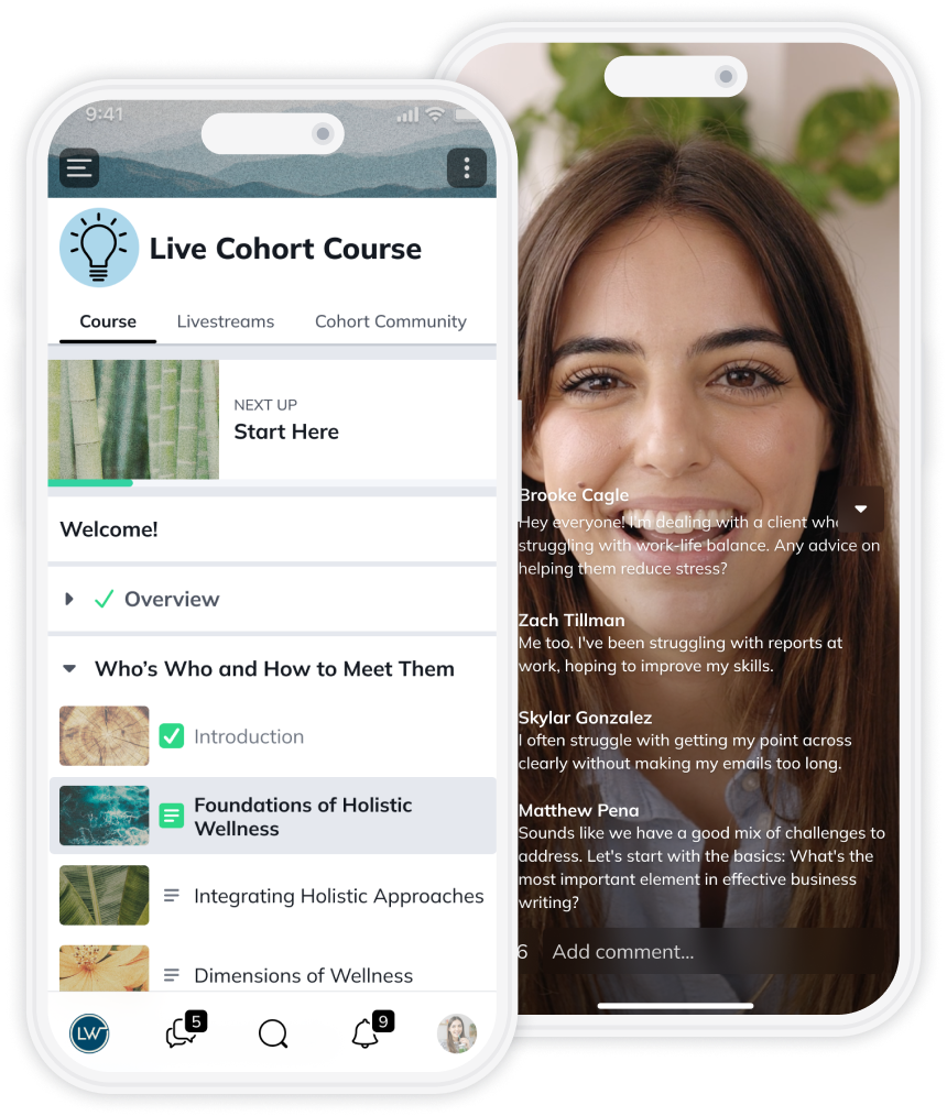 Deliver Online Courses - Livewell