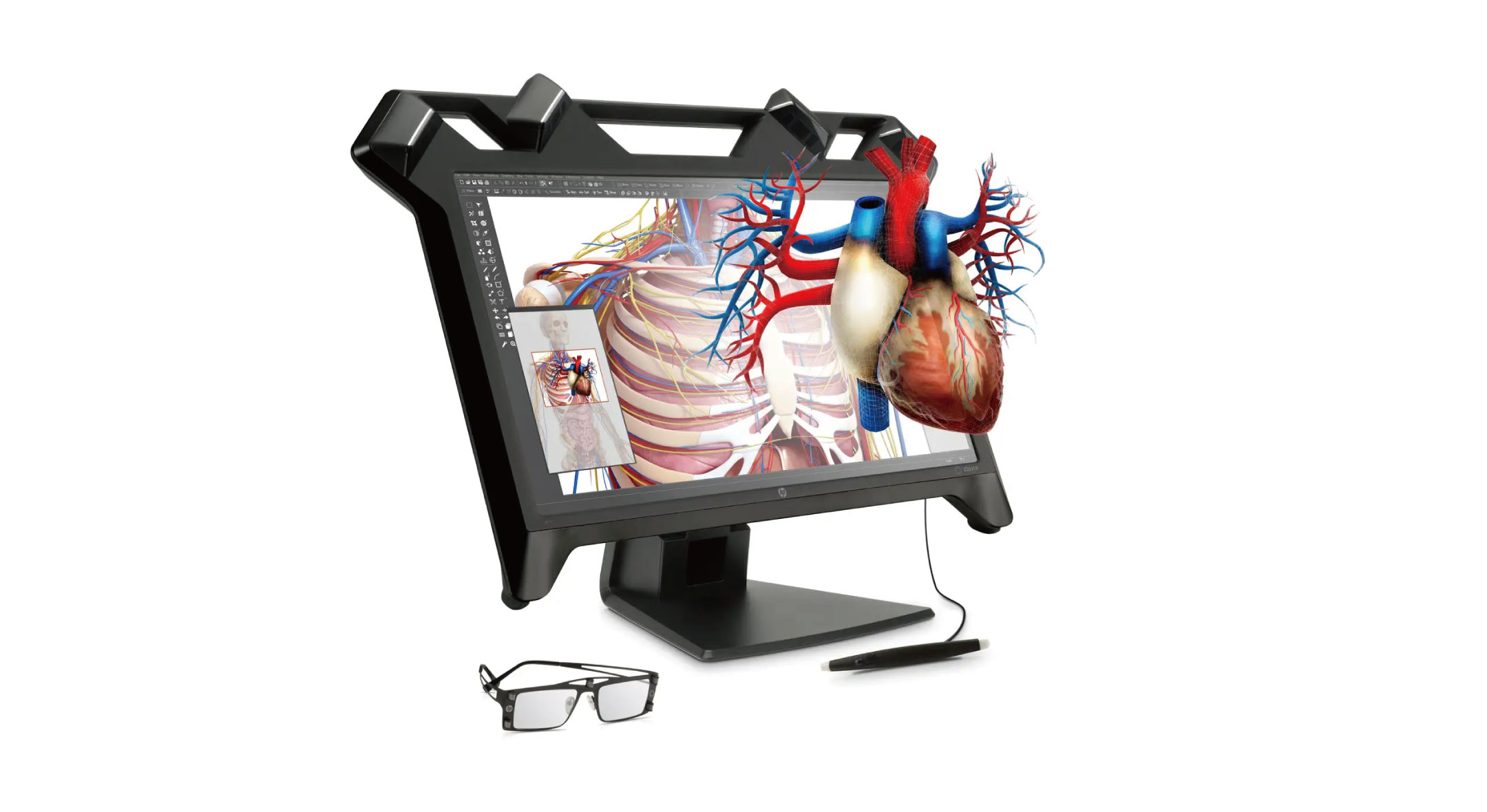 臓器の画像を3Dホログラム表示できる医療用装置