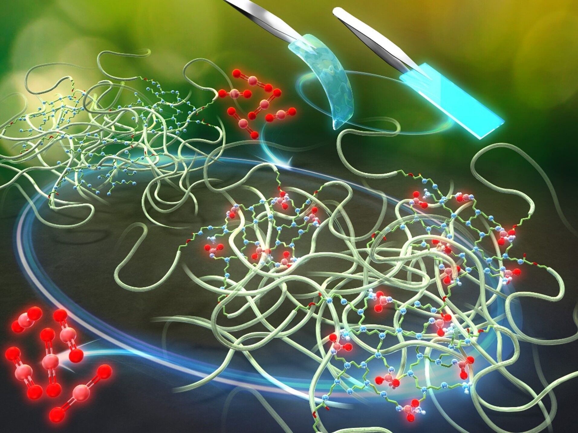 岐阜大学と横浜国立大学の研究グループ、CO₂を吸収してプラスチックに変わるゴムを発明