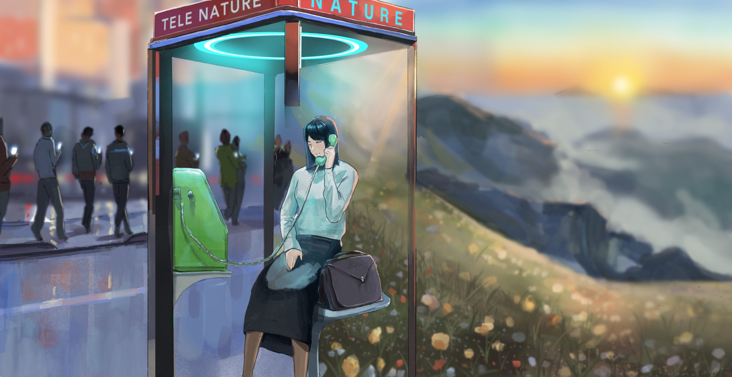 TELE-NATURE Box | 自然と対話する 「オアシス電話ボックス」