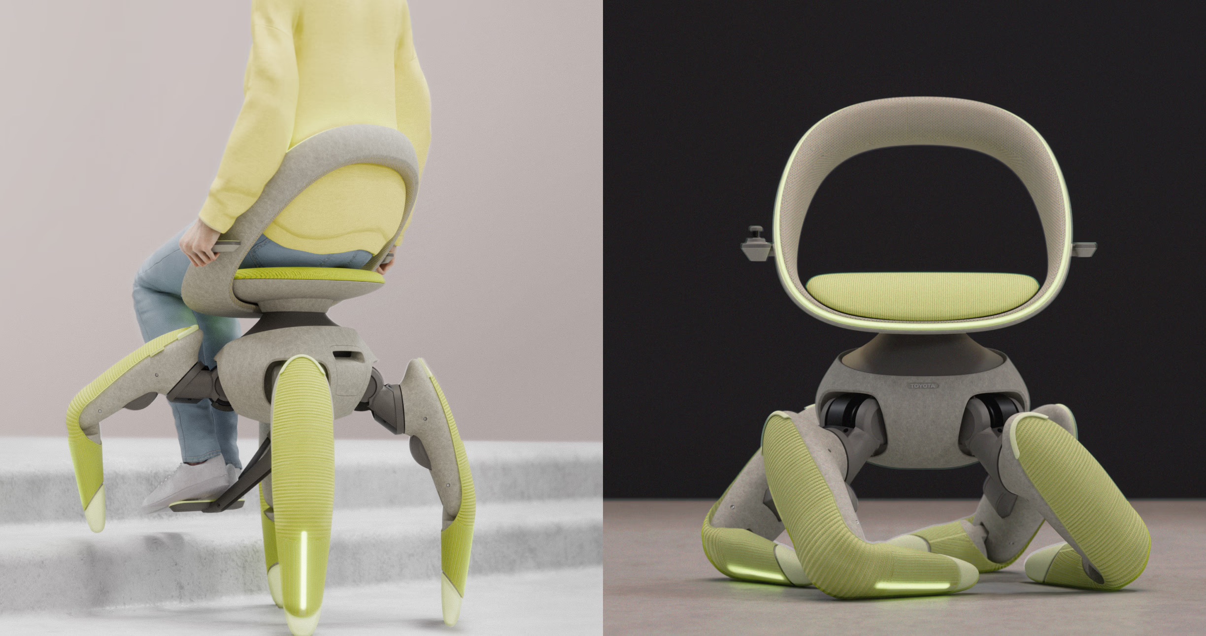 段差も気にせず移動できる4足歩行モビリティ