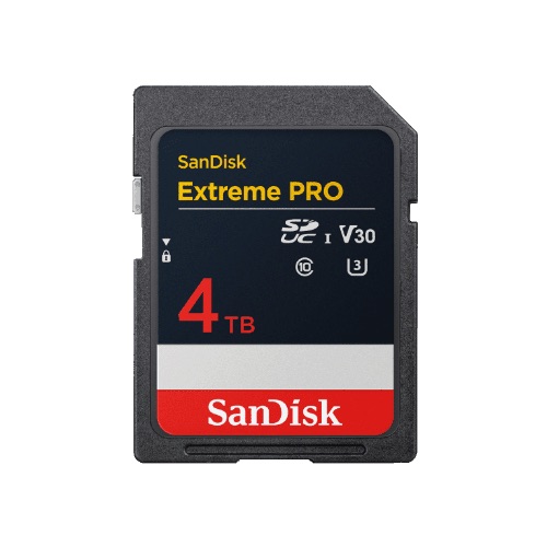 世界初、容量4TBのSDカード「4TB SanDisk Extreme PRO SDUC UHS-Iメモリカード」を発表―NAB Show 2024