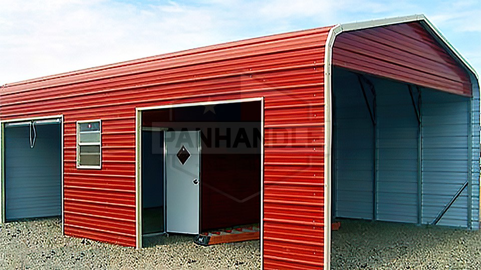 18x36x10 Combo Carport 18x36x10 Combo Carport