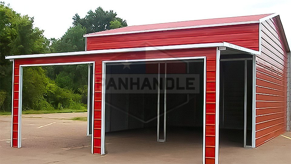 20x20x11 Custom Metal Building with Lean To 20x20x11 Custom Metal Building with Lean To