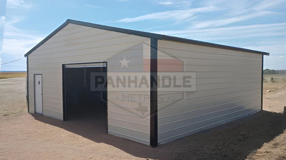 18x30x8 Metal Garage