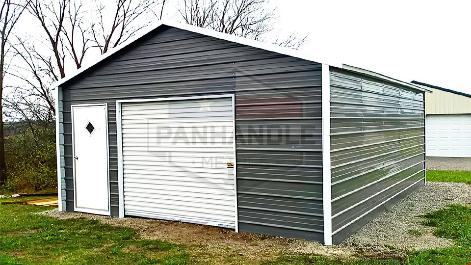 18x20x8 Horizontal Roof Garage 18x20x8 Horizontal Roof Garage