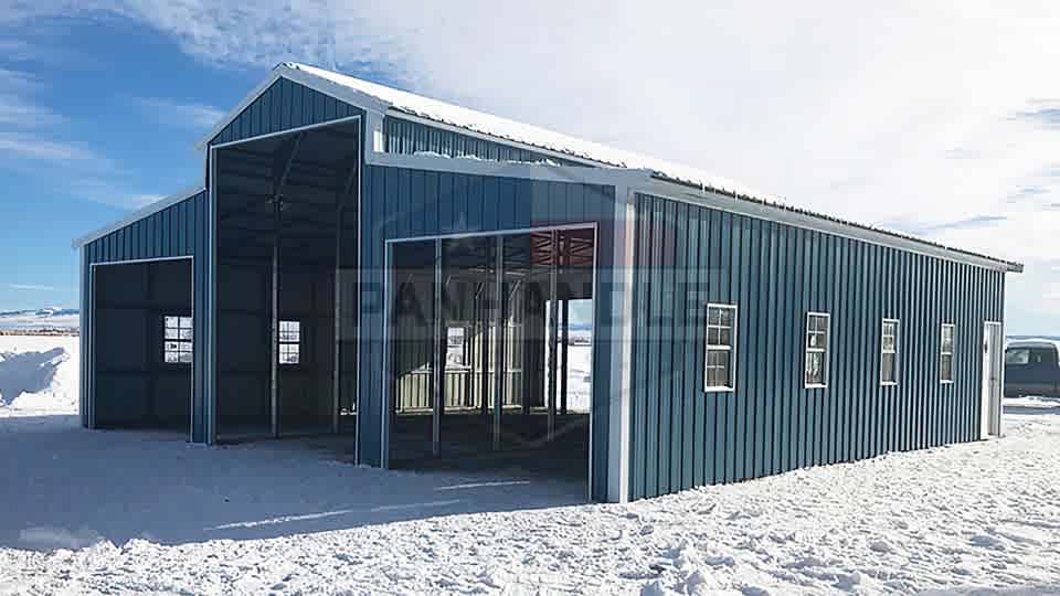 36x40x14 A-Frame Metal Barn 36x40x14 A-Frame Metal Barn