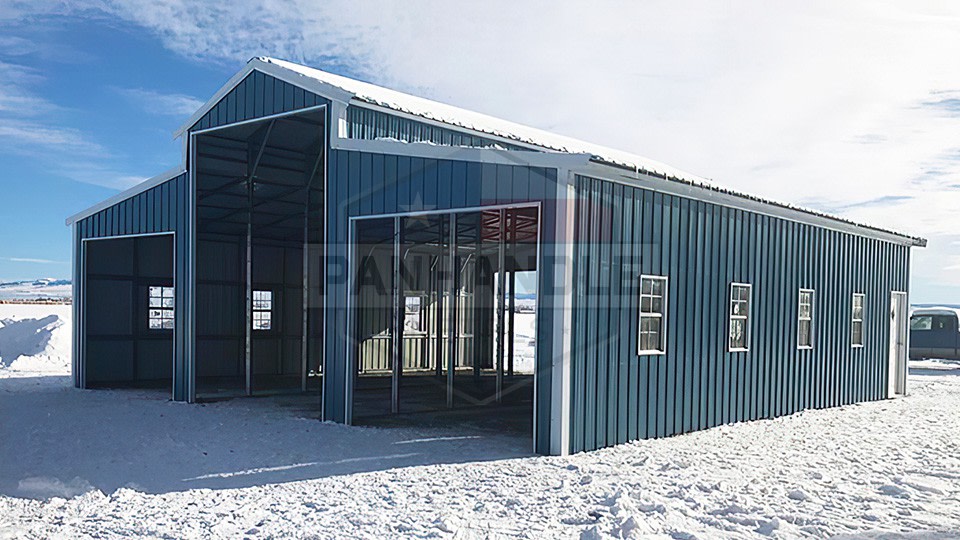 36x40x14 A-Frame Metal Barn 36x40x14 A-Frame Metal Barn