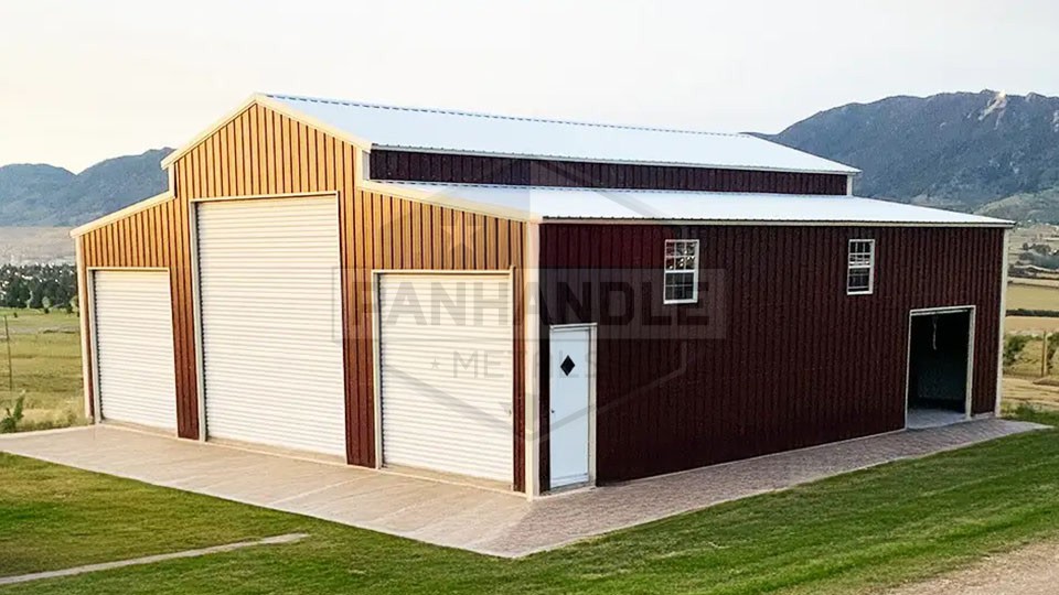 40x40x14/12/10 Vertical Raised Center Barn 40x40x14/12/10 Vertical Raised Center Barn