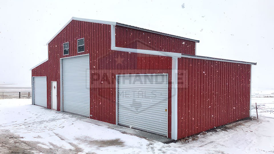 50x25x16-12-10 All Vertical Barn