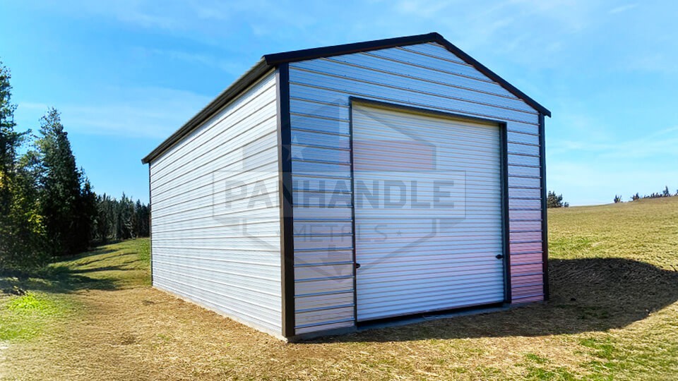 16x40x11 Vertical Roof Garage 16x40x11 Vertical Roof Garage