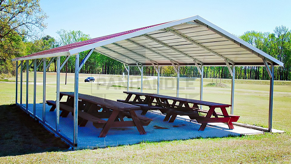 20x30x7 A-Frame Horizontal Roof Carport 20x30x7 A-Frame Horizontal Roof Carport