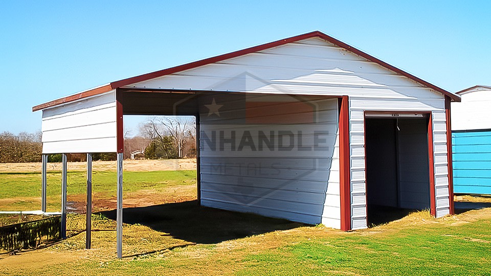 26x20x8 A-Frame Horizontal Roof Carport 26x20x8 A-Frame Horizontal Roof Carport