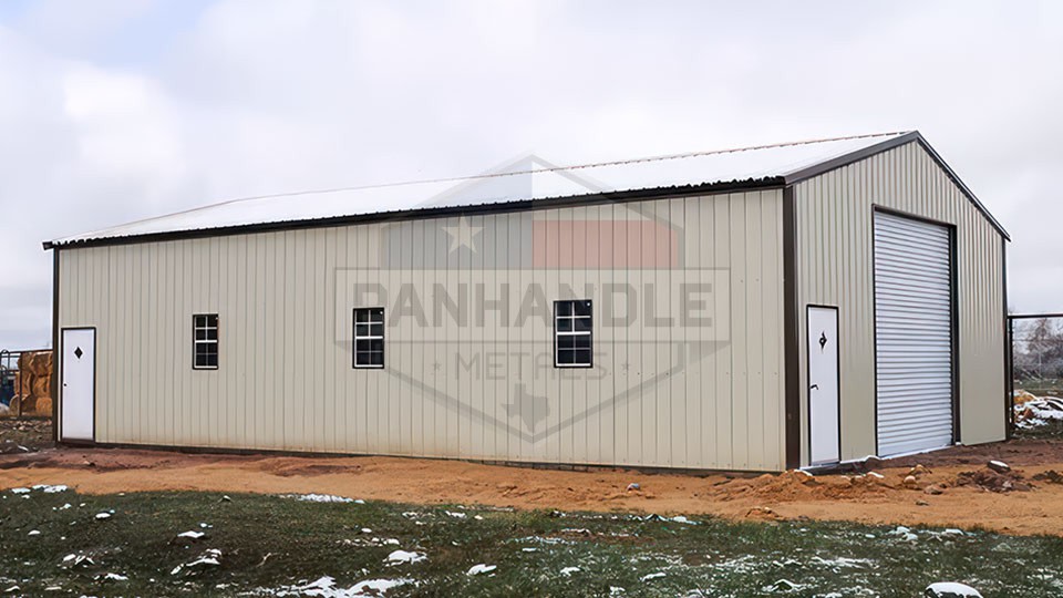 30x40x13 Vertical Metal Garage 30x40x13 Vertical Metal Garage