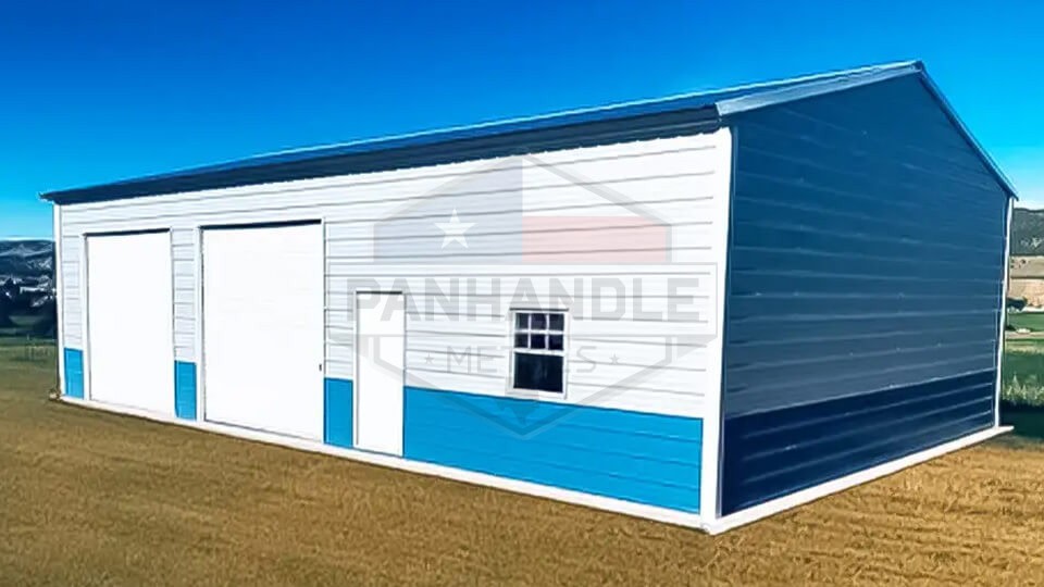 18x40x12 Vertical Roof Garage 18x40x12 Vertical Roof Garage