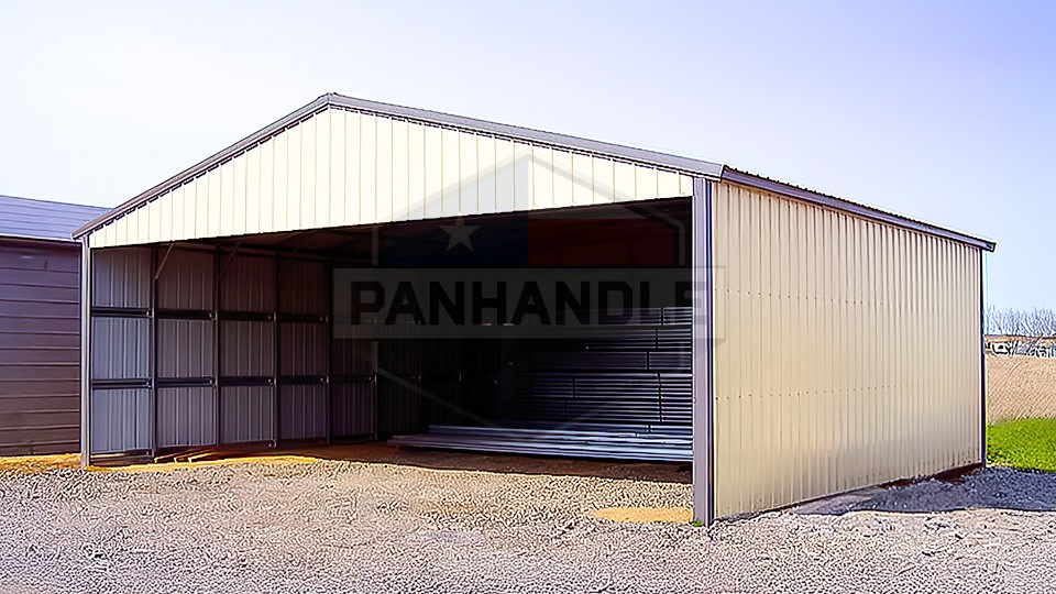 30x40x10 Vertical Roof Carport 30x40x10 Vertical Roof Carport