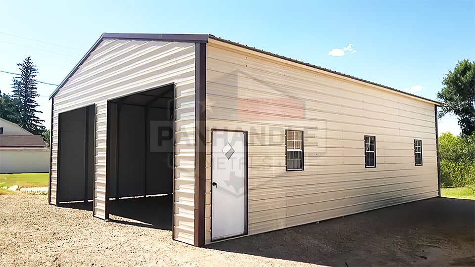 30x40x12 A-Frame Metal Garage 30x40x12 A-Frame Metal Garage