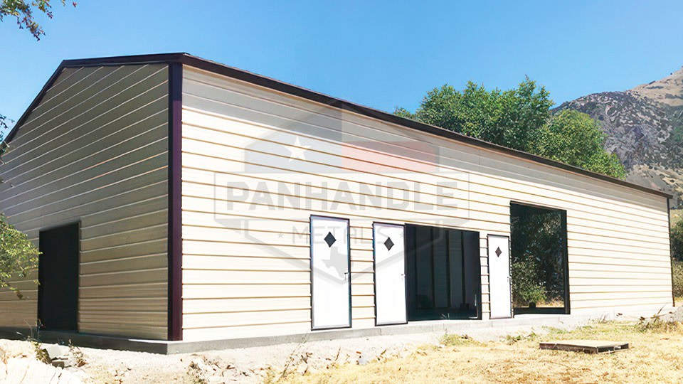 28x60x12 Vertical Roof Garage 28x60x12 Vertical Roof Garage