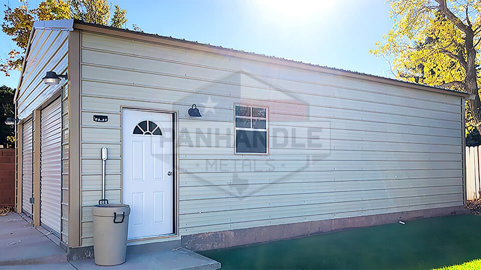 24x35x10 A-Frame Vertical Roof Garage 24x35x10 A-Frame Vertical Roof Garage