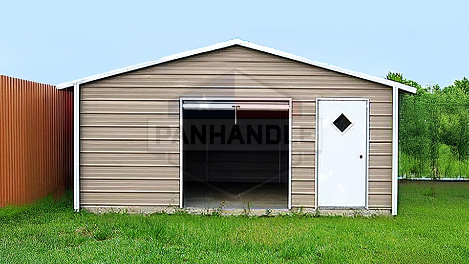 18x26x8 A-Frame Horizontal Roof Garage 18x26x8 A-Frame Horizontal Roof Garage