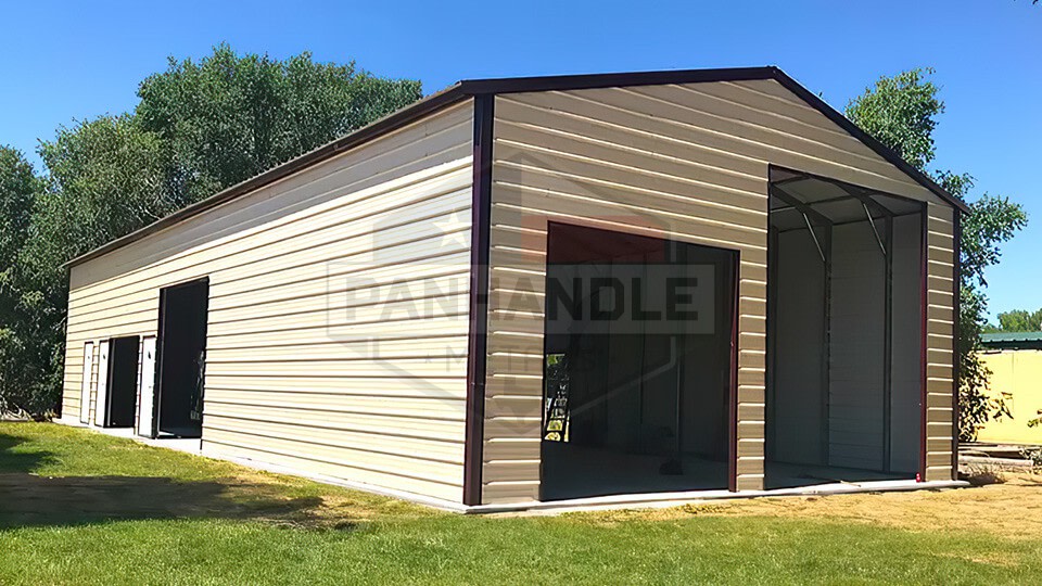 30x60x14 Vertical Roof Garage 30x60x14 Vertical Roof Garage