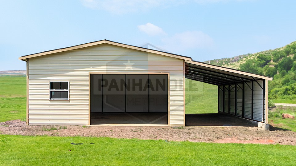 20x35x9 Garage With Lean To 20x35x9 Garage With Lean To