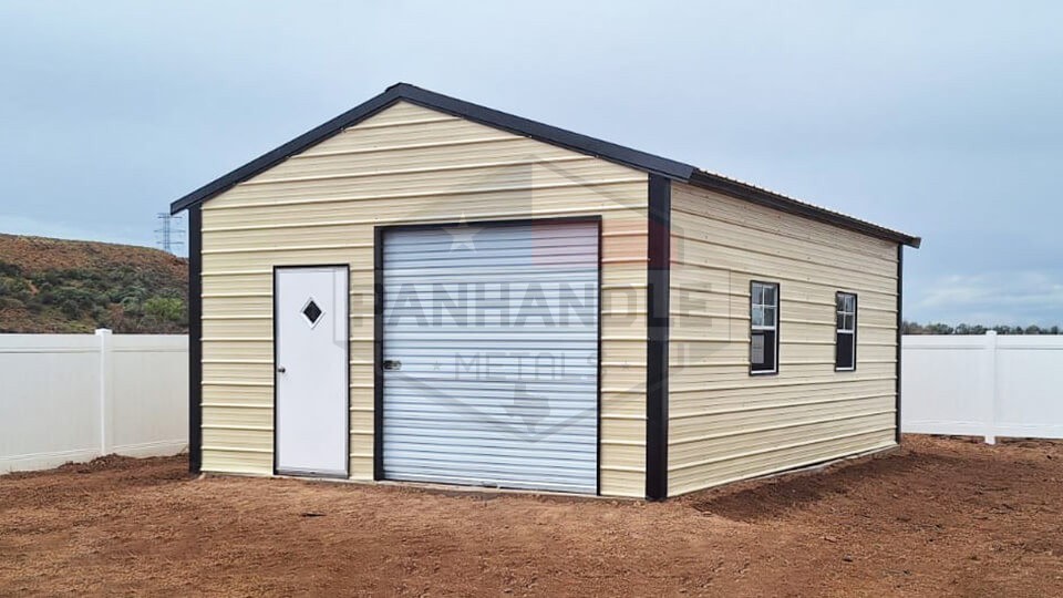 20x20x10 Vertical Roof Garage 20x20x10 Vertical Roof Garage