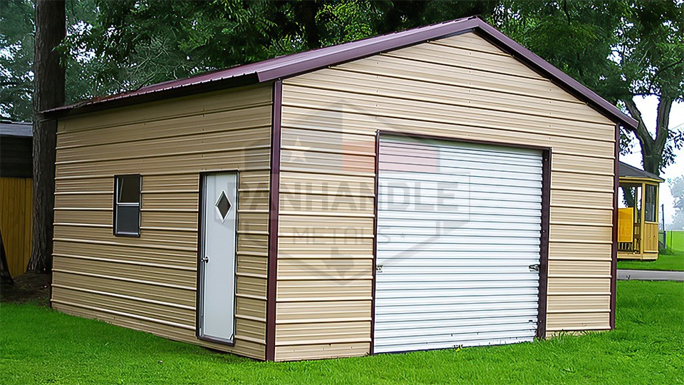 18x20x8 Steel garage 18x20x8 Steel garage