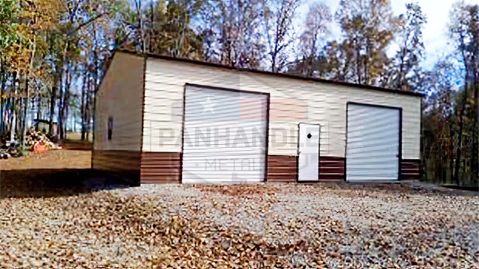 24x30x12 Horizontal Roof Garage 24x30x12 Horizontal Roof Garage