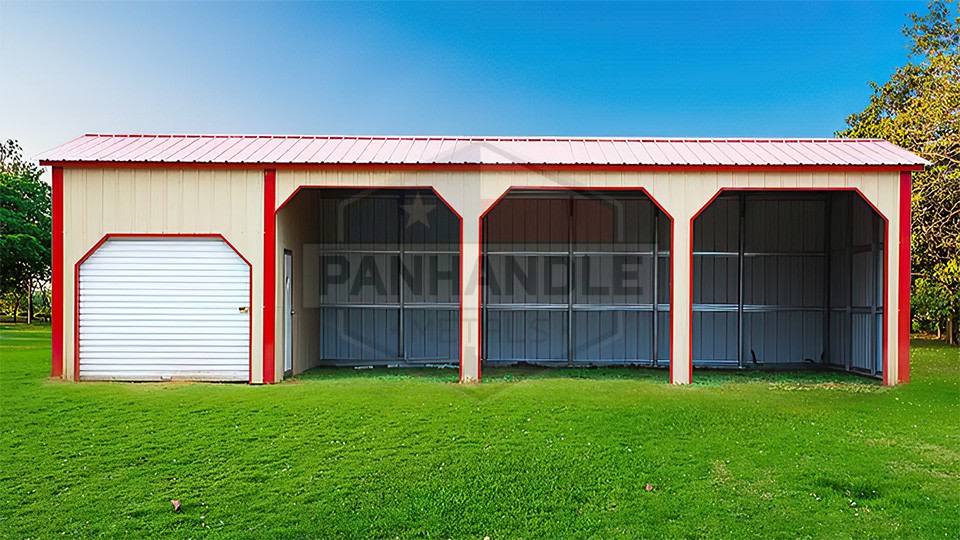 18x40x9 Three Car Utility Carport 18x40x9 Three Car Utility Carport