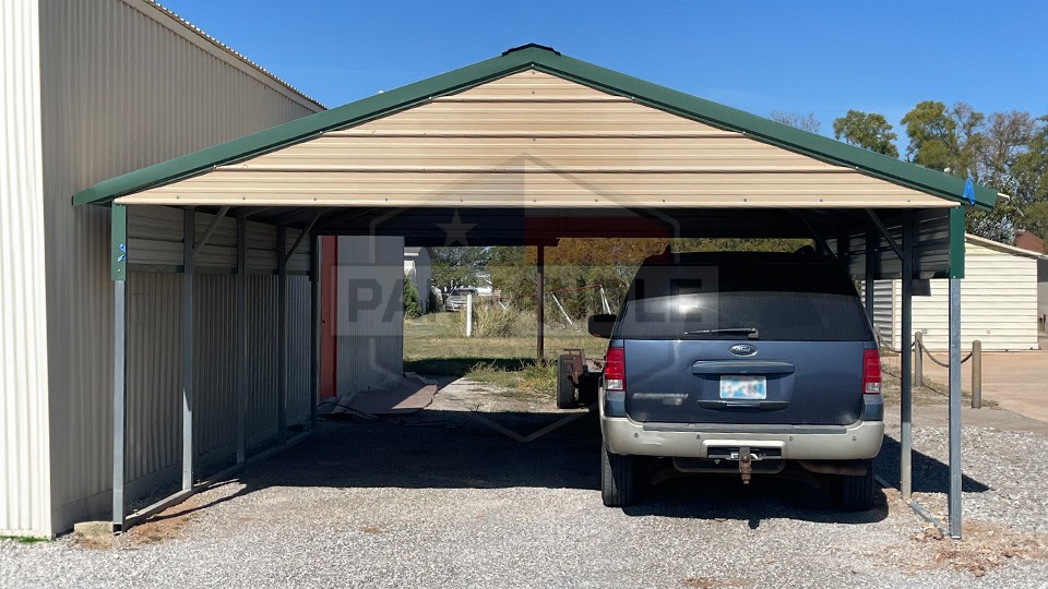 18x20x7 Vertical Roof Carport 18x20x7 Vertical Roof Carport