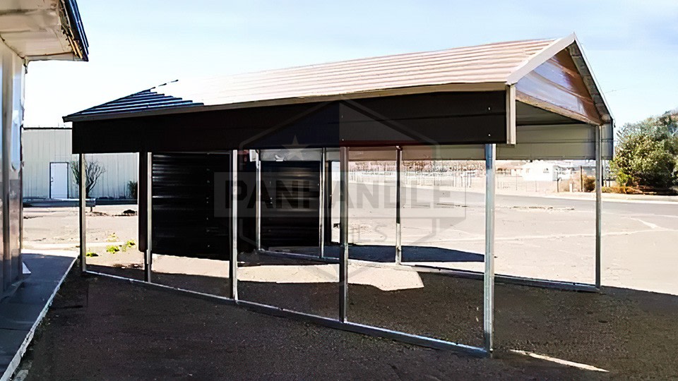 12x20x8 A-Frame Steel Carport 12x20x8 A-Frame Steel Carport