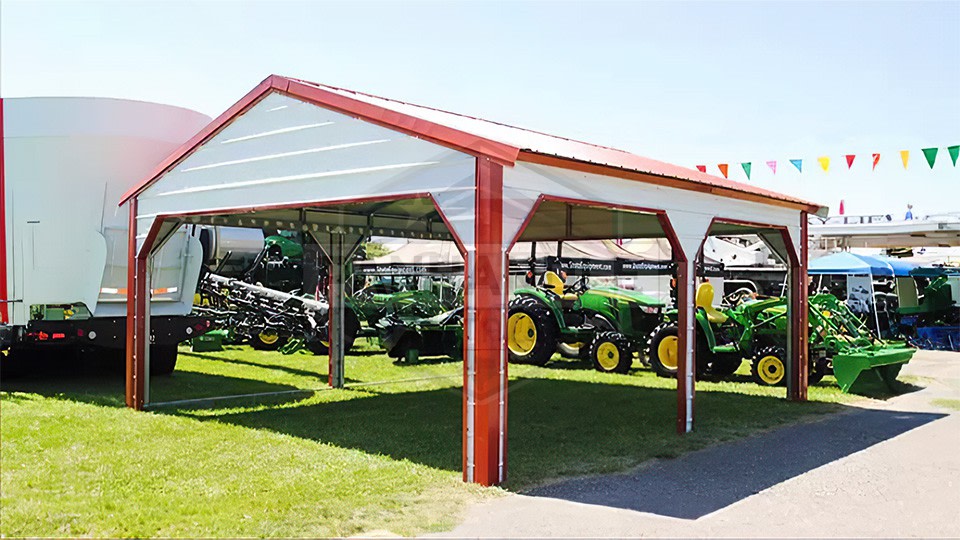 18x20x7 Two Car Carport 18x20x7 Two Car Carport