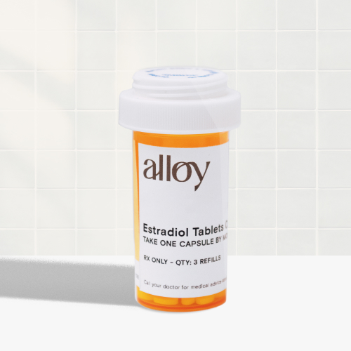 Estradiol Pill tile background
