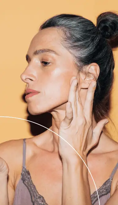 Woman Applying Cream