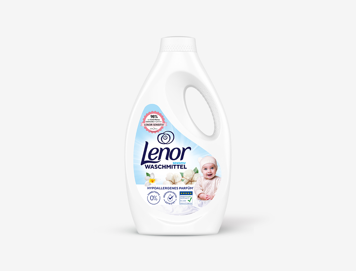 Lenor Sensitiv Fl Ssigwaschmittel Lenor De