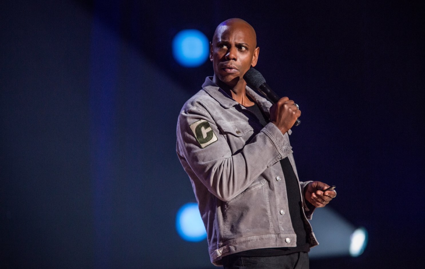 Dave Chappelle doing stand up comedy