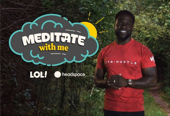 kevin hart on meditate with me poster