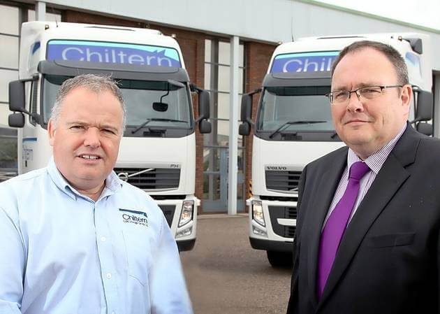 Paul Jackson, managing director of Chiltern Cold Storage (left) with Proteo's Alistair Atkinson