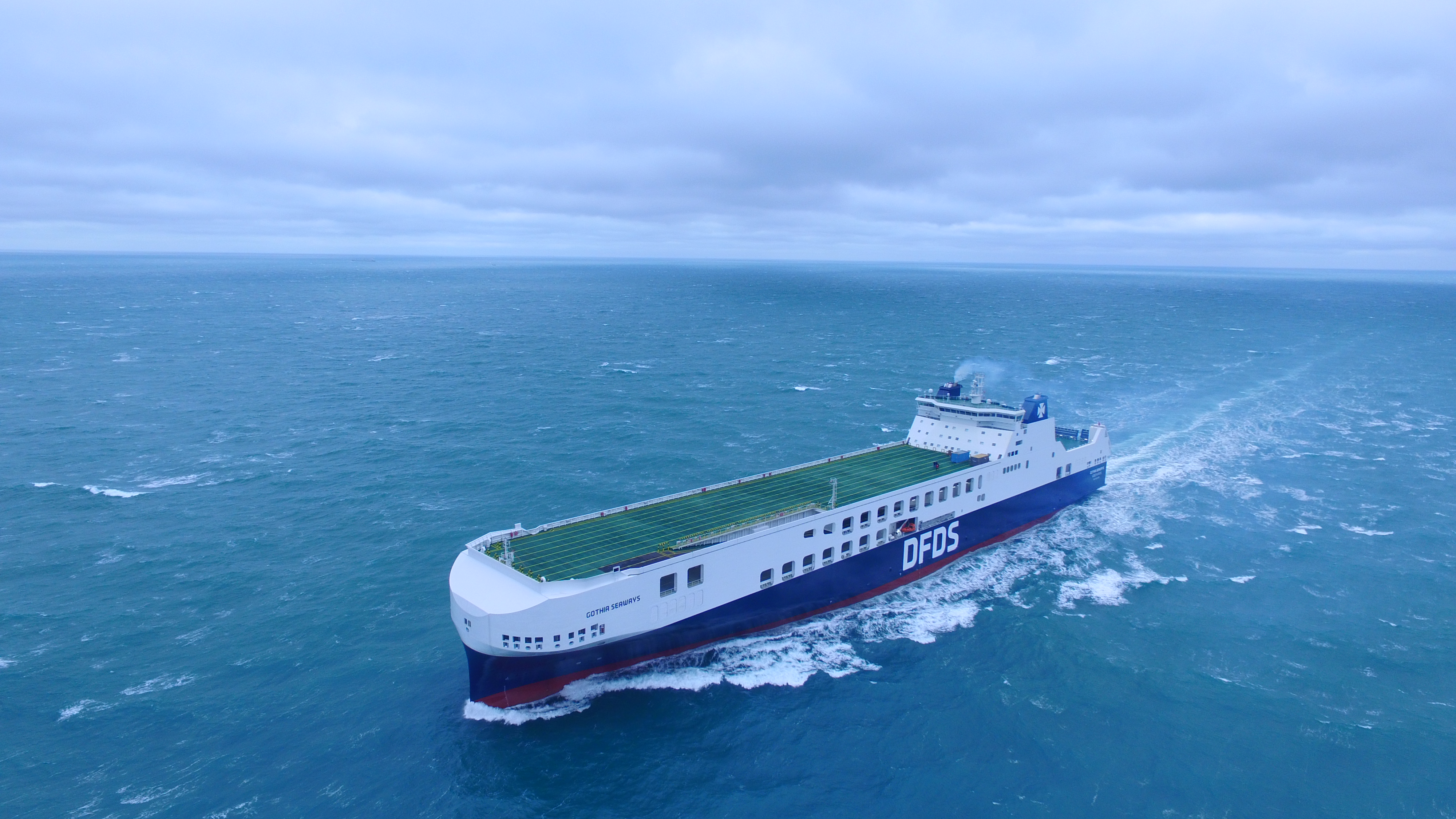 First freight ferry from China