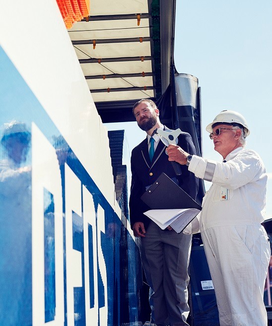 DFDS LEGO Ship Guinness record