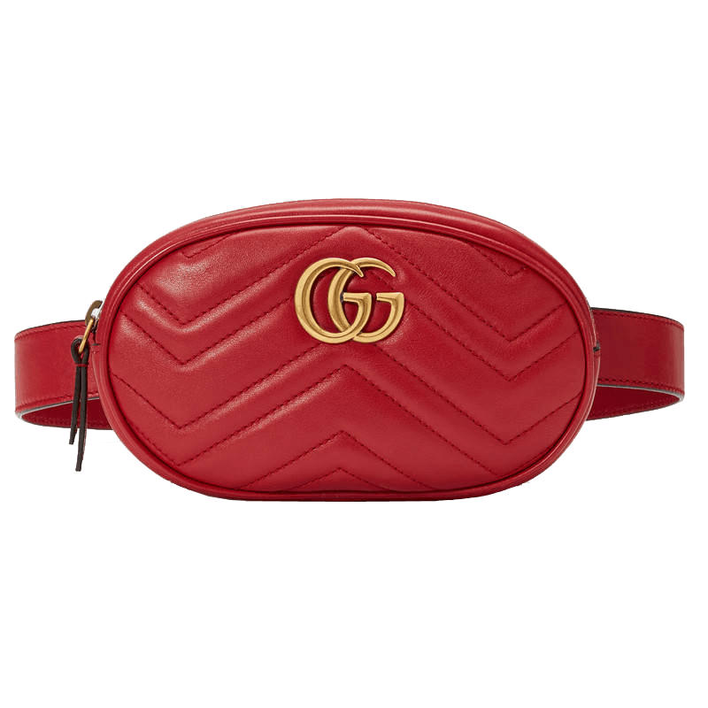Gucci gg marmont matelasse   leather belt bag