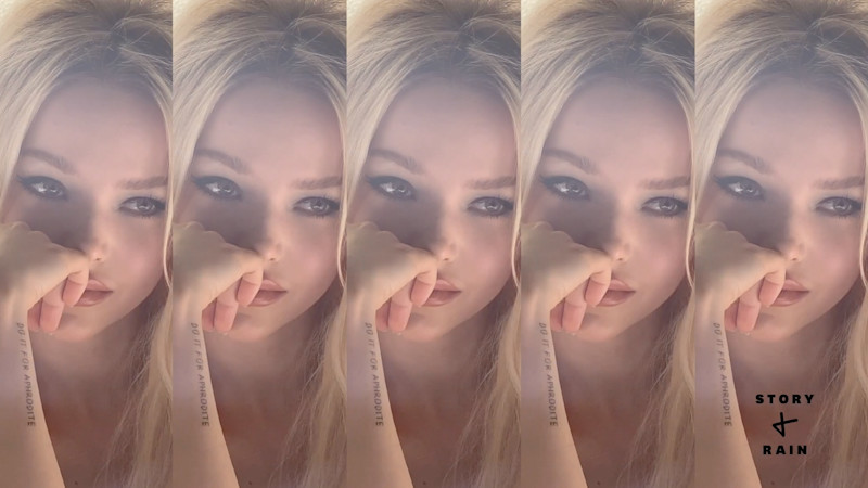 On Set With Our Cover Star Dove Cameron