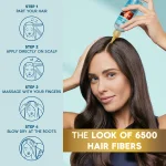 Infographic: THE LOOK OF 6500 HAIR FIBRES. DERMA Xᴾᴿᴼ Revitaliser Scalp Balm - how to use: STEP 1. PART YOUR HAIR, STEP 2. APPLY DIRECTLY ON SCALP, STEP 3. MASSAGE WITH YOUR FINGERS, STEP 4. BLOW DRY AT THE ROOTS
