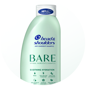 BARE Soothing Hydration: shampoo for dry scalp bottle