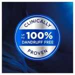 Infographic: CLINICALLY PROVEN, up to 100% dandruff free