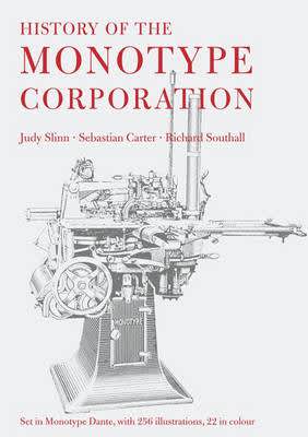 book cover for The History of the Monotype Corporation