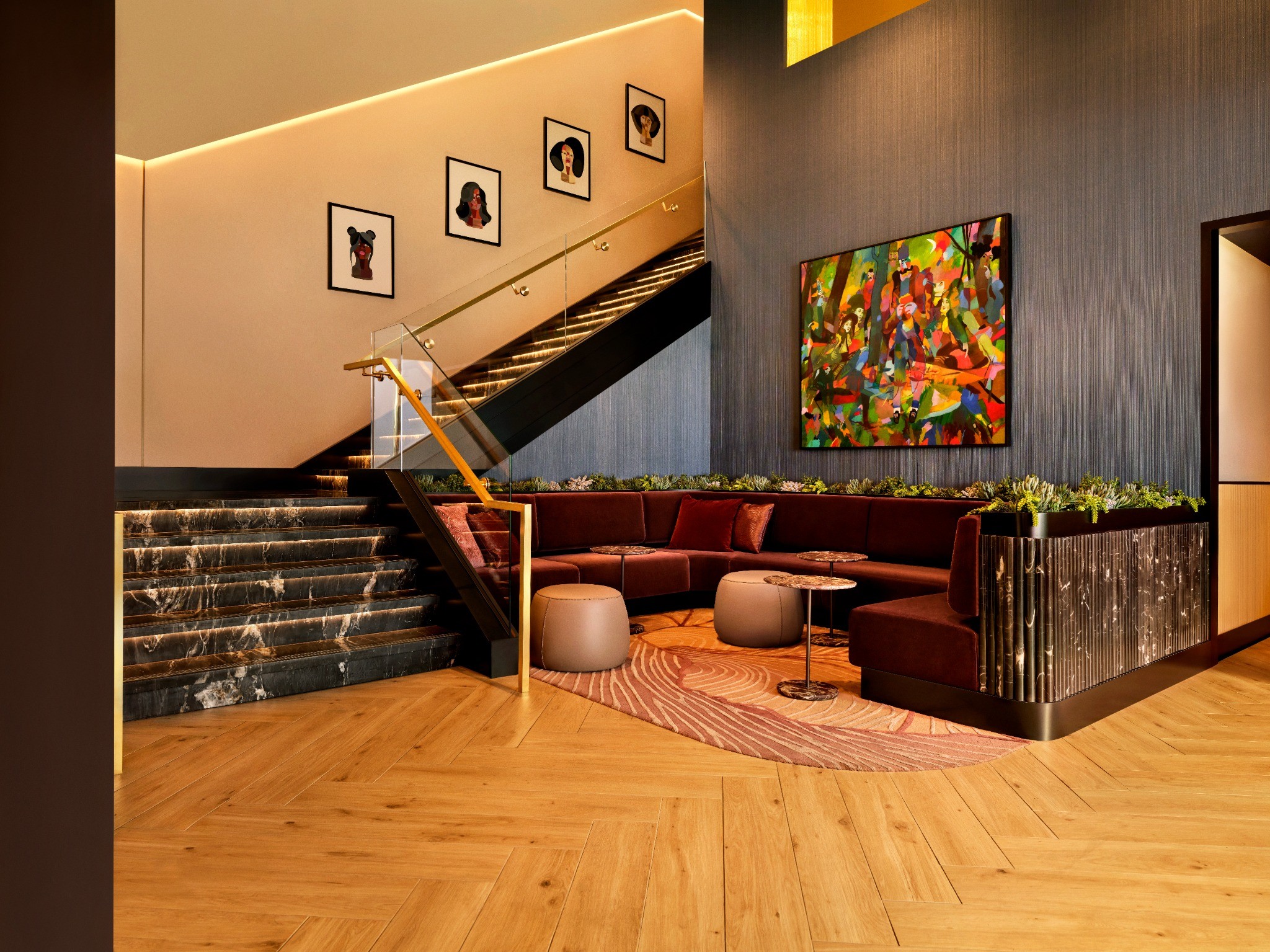 Chase Sapphire airport lounge seating area at LAS