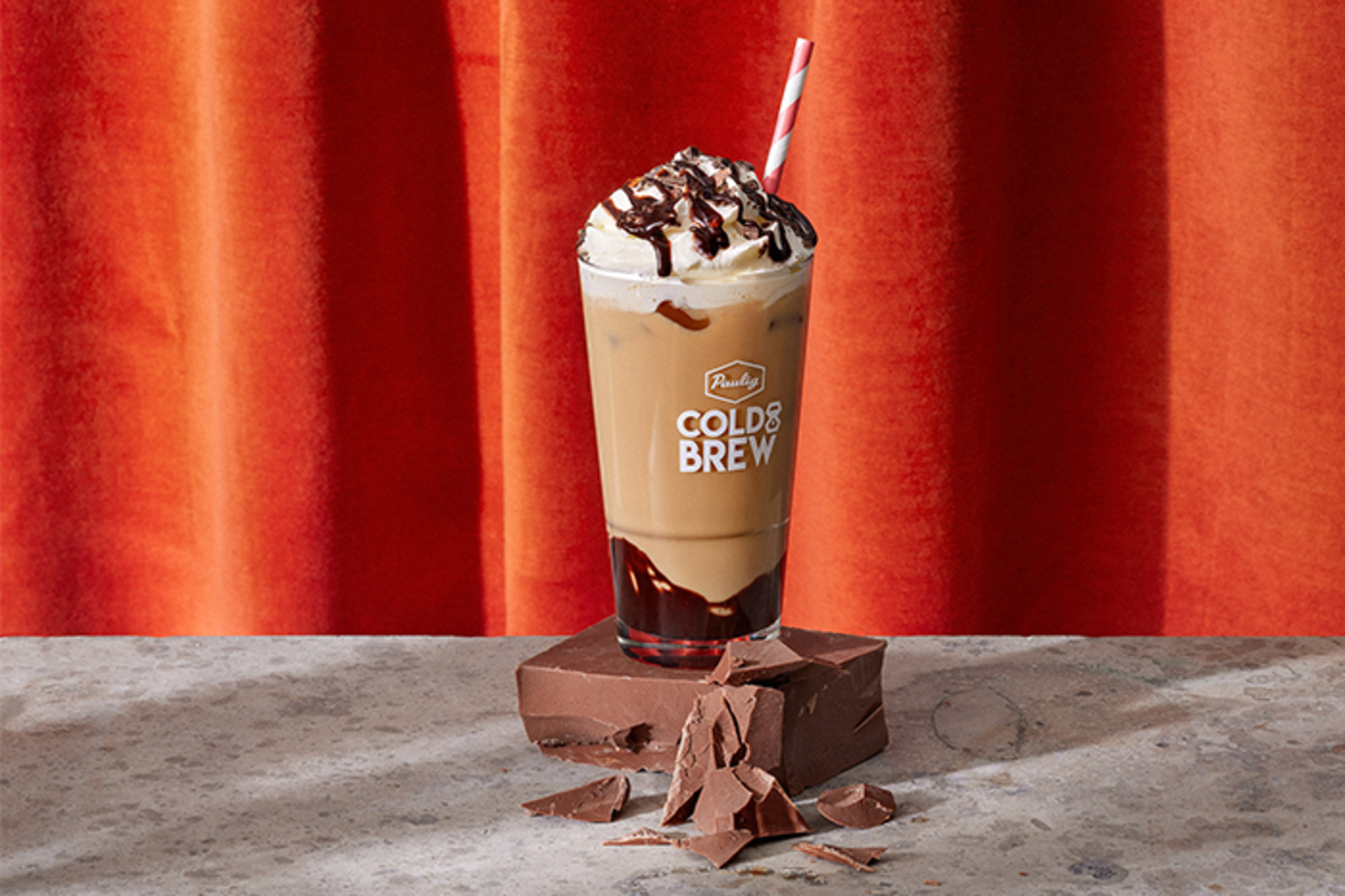 Chocolate ice latte