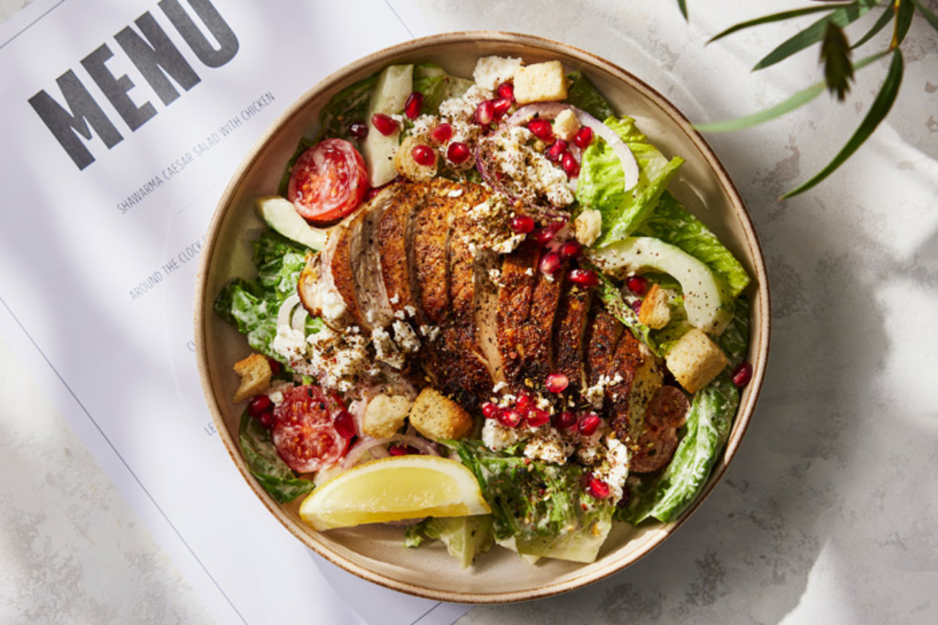 Shawarma+Caesar+Salad Landscape